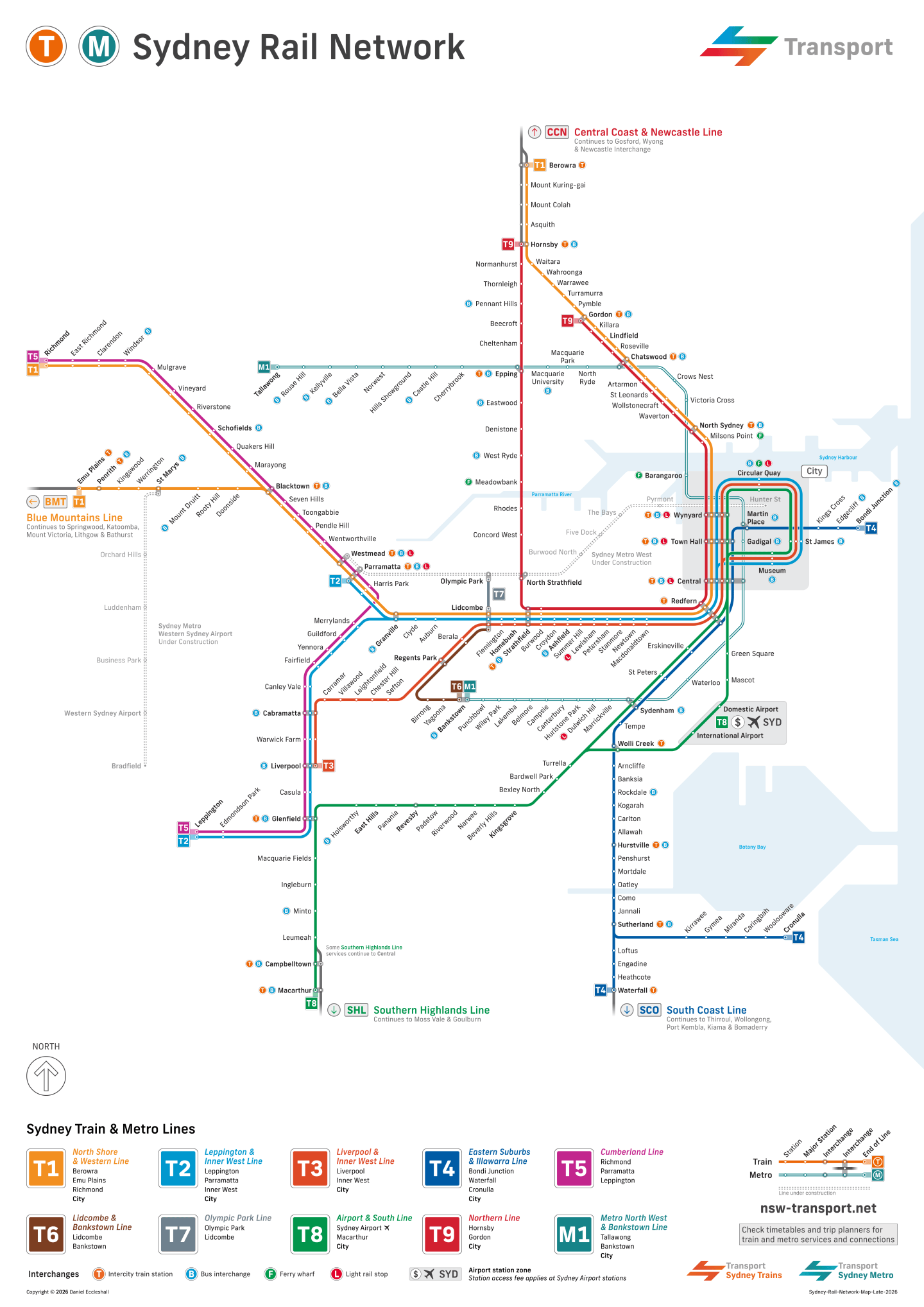Metro & Train Maps – NSW Transport